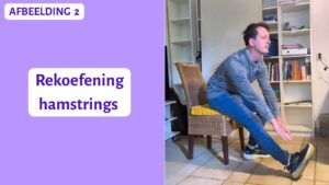 Knie versleten? Je kan juist meer pijn krijgen door je je knie niet helemaal kan strekken. Hamstrings rekken kan je helpen om de strekking beperking op te heffen.