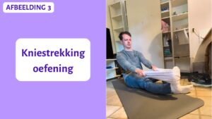 Knie versleten? Je kan juist meer pijn krijgen doordat je je knie niet helemaal kan strekken. Doe deze kniestrekking oefening om jou te helpen een volledige kniestrekking te halen.